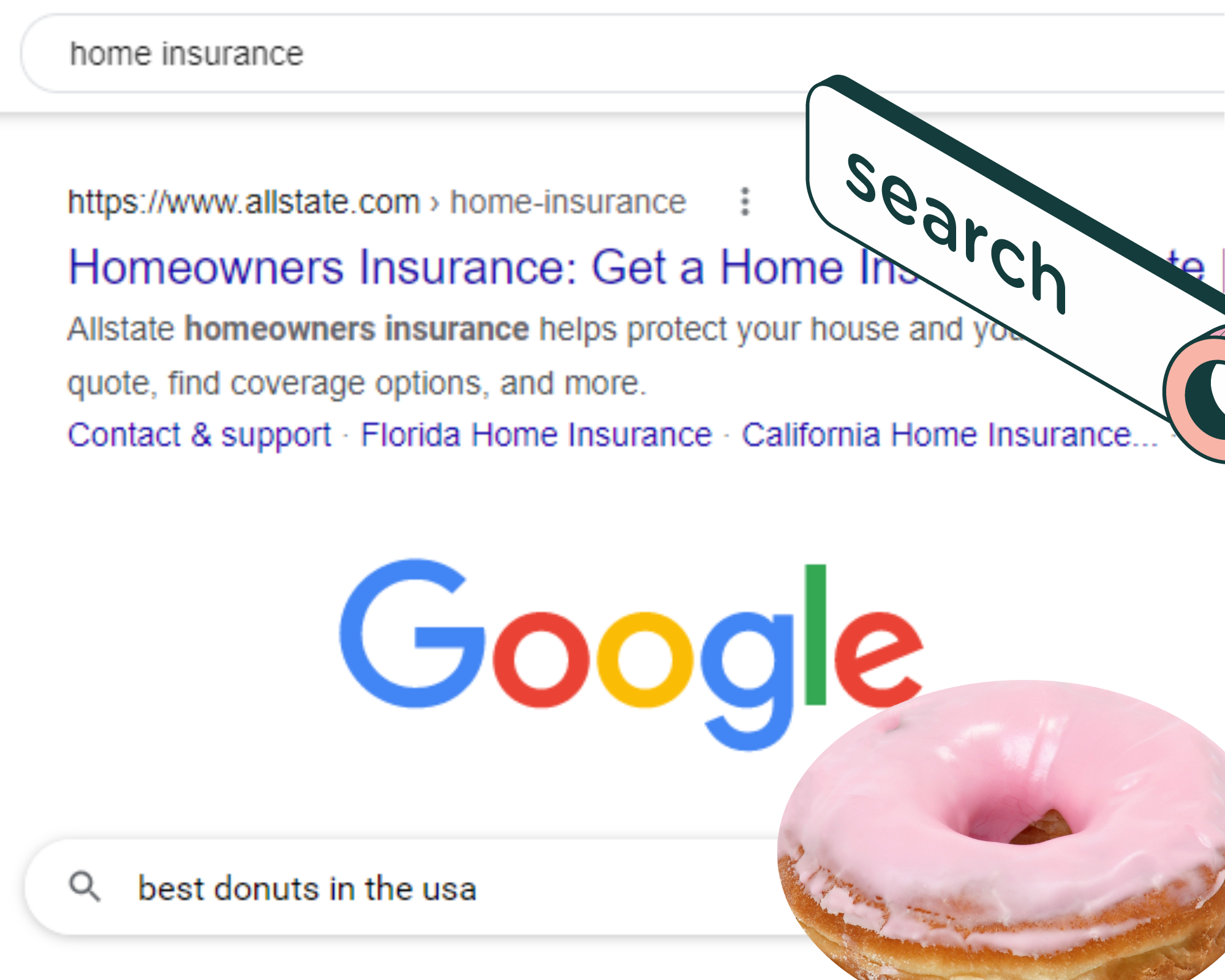 google search for home insurance